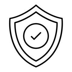 Security Line Icon