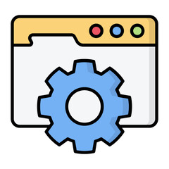 Automation Line Color Icon