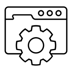 Automation Line Icon