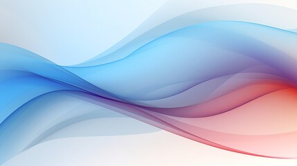 Fototapeta premium Abstract blue waves background, generative ai