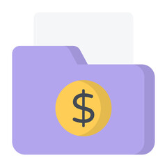 Business Folder Flat Icon
