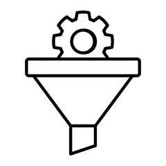 Conversion Line Icon