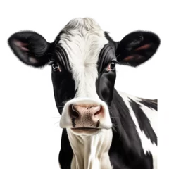 Poster cow looking isolated on white © Tidarat