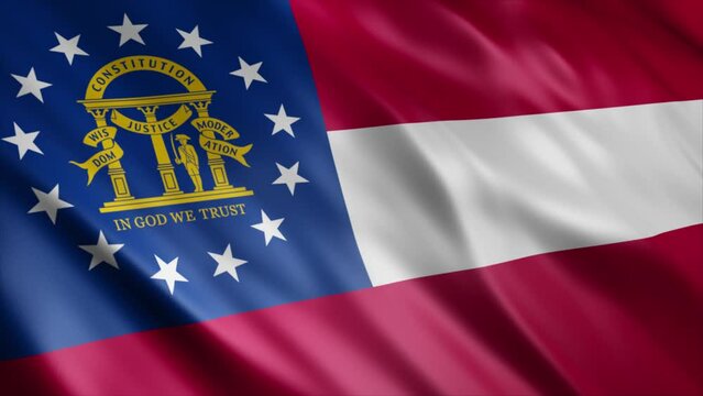 Georgia State (USA) Flag Animation
Loop able, Extend the duration as required