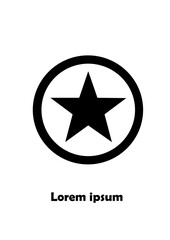 Obraz premium Star Logo Design.