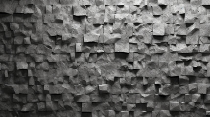 Abstract gray wall background. Grunge texture. Banner, backdrop.   Generative AI