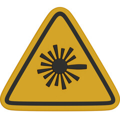 Laser radiation 3D Icon