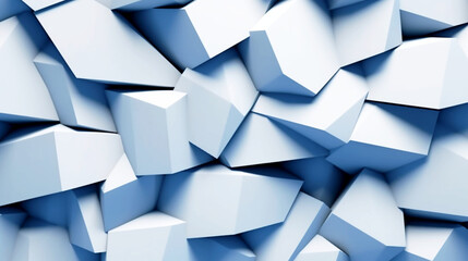 Abstract minimalist blue wall background. Stylish modern design. Generative AI	