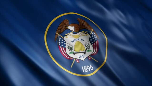 Utah State (USA) Flag Animation
Loop able, Extend the duration as required