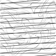 Straight lines with distorted lines form a texture