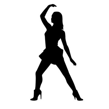 dancer silhouette illustration © DLC Studio