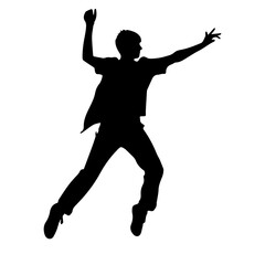 dancer silhouette illustration 