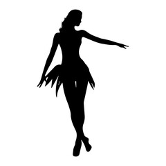 dancer silhouette illustration 