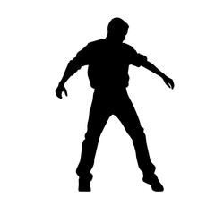 dancer silhouette illustration 