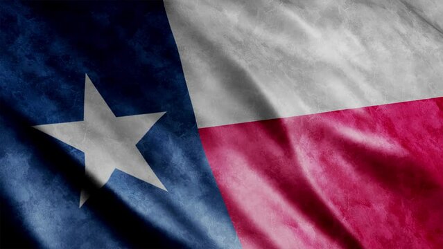 Texas State (USA) Flag Grunge Animation, 
Loop able, Extend the duration as required
