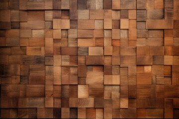 Wooden Squares Abstract Background
