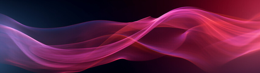 Abstract minimalist red wave background. Stylish modern design. Generative AI	