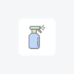 Functional Spray Bottle Vector Awesome Fill Icon