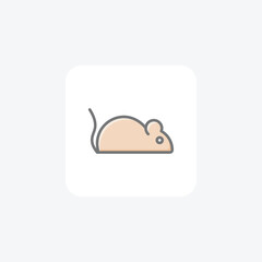 Iconic Vermin, pest control Vector Awesome Fill Icon