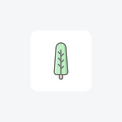Forest Tree, tree Vector Awesome Fill Icon