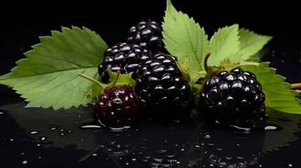 blackberry on a branch