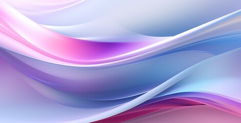 Fototapeta premium Multicolored flow light blue and pink purple liquid wave abstract background 3d full shape illustration for presentation brochure, booklet, poster, design project Generative AI