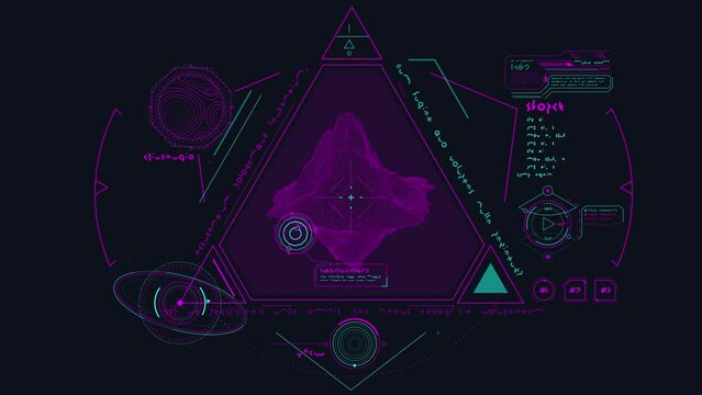 Geological research in an animated alien interface.