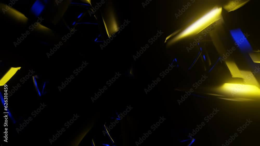 Poster dynamic vj loop with vibrant pulsating neon lights for an immersive experience.