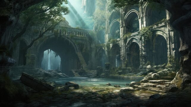 Fantasy Ruins Artwork