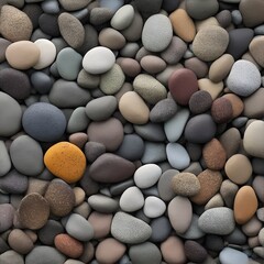 Background colorful pebbles. Illustration generated ai