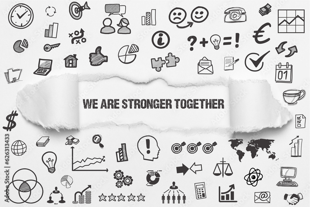 Sticker we are stronger together