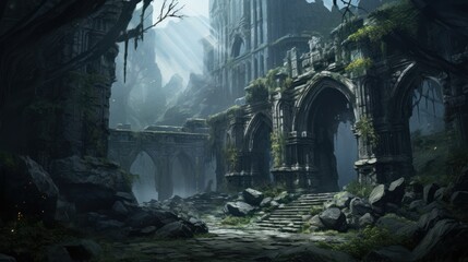 Fantasy Ruins Game Artwork