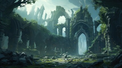 Fantasy Ruins Game Artwork