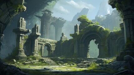 Fantasy Ruins Game Artwork