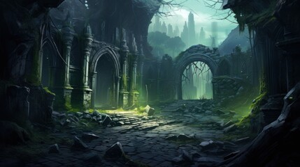 Fantasy Ruins Game Artwork