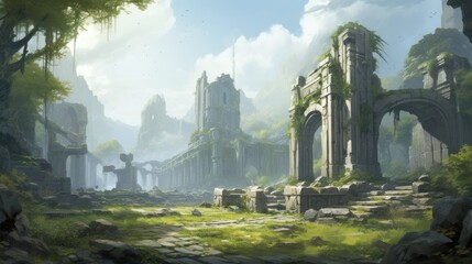 Fantasy Ruins Game Artwork