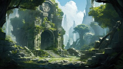 Fantasy Ruins Game Artwork