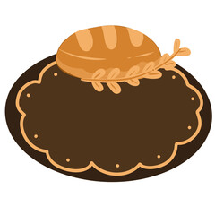 Blank sign board bakery shop. Concept design for open sign, closed sign, product label or price tag etc. 