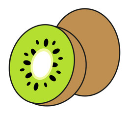 Kiwi ilustracja