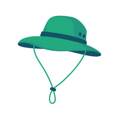 Hiking hat for protection from the sun and rain of the hikers. camping activity ideas