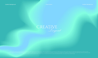 Trendy Fluid Gradient Background  Colorful Abstract Liquid 3d Shapes. Futuristic Design Wallpaper For Banner  Poster  Cover  Flyer  Presentation  Advertising  Landing Page