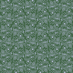 Aesthetic Contemporary printable seamless pattern with abstract Minimal elegant line brush stroke shapes and line in nude colors. Pastel boho background in minimalist mid century style vector