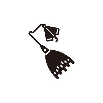 Buzzbait icon.Flat silhouette version.