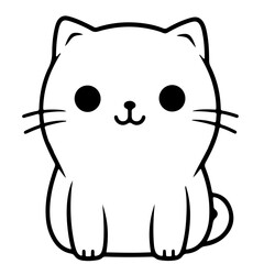 Cute cat, Vector, Illustration