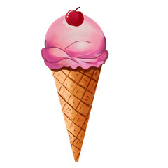 strawberry ice cream