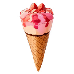 strawberry ice cream