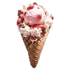 strawberry ice cream