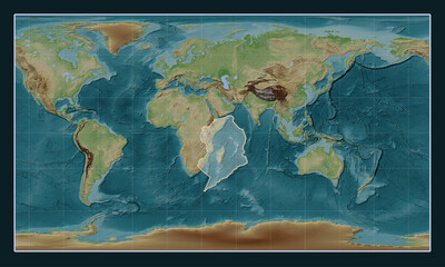 Somalian tectonic plate. Wiki. Patterson Cylindrical.