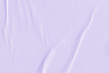 Purple crinkled paper texture background.