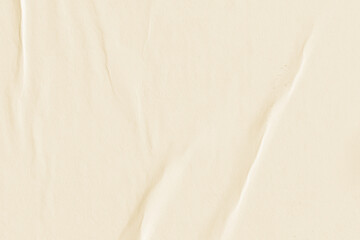 Yellow crinkled paper texture background.